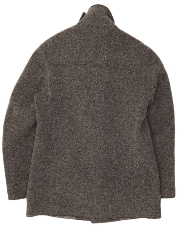 Fred Perry Ανδρικό πλεκτό μπουφάν Duffle UK 40 Large Grey Wool