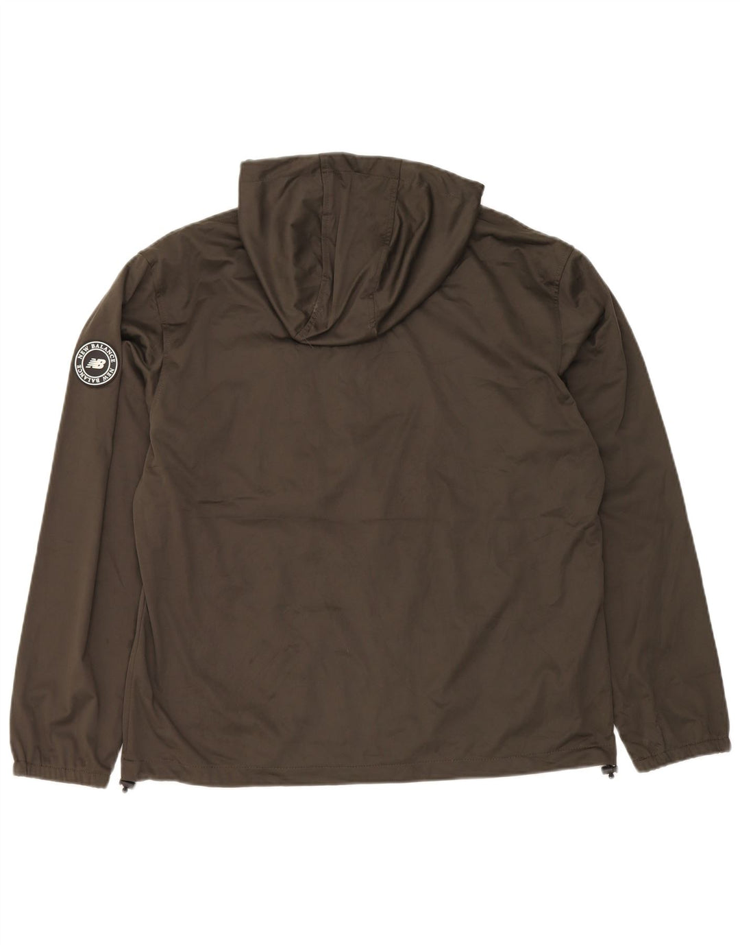 New Balance Ανδρική αθλητική φόρμα με κουκούλα Top Jacket Large Khaki Polyester