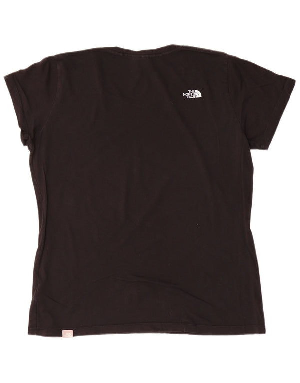 THE NORTH FACE Γυναικείο γραφικό T-Shirt Top UK 18 XL Μαύρο βαμβακερό