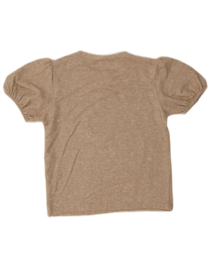 Zara Γυναικεία Μπλούζα Τοπ UK 12 Medium Beige