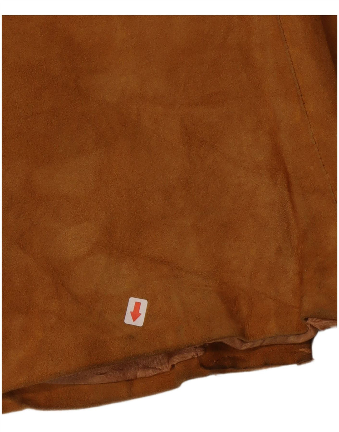 Vintage γυναικείο σακάκι σουέντ με 3 κουμπιά UK 14 μεσαίο καφέ δέρμα