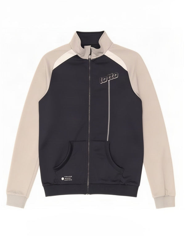 Lotto Boys αθλητική φόρμα Top Jacket 15-16 Years XL Navy Blue Colorblock