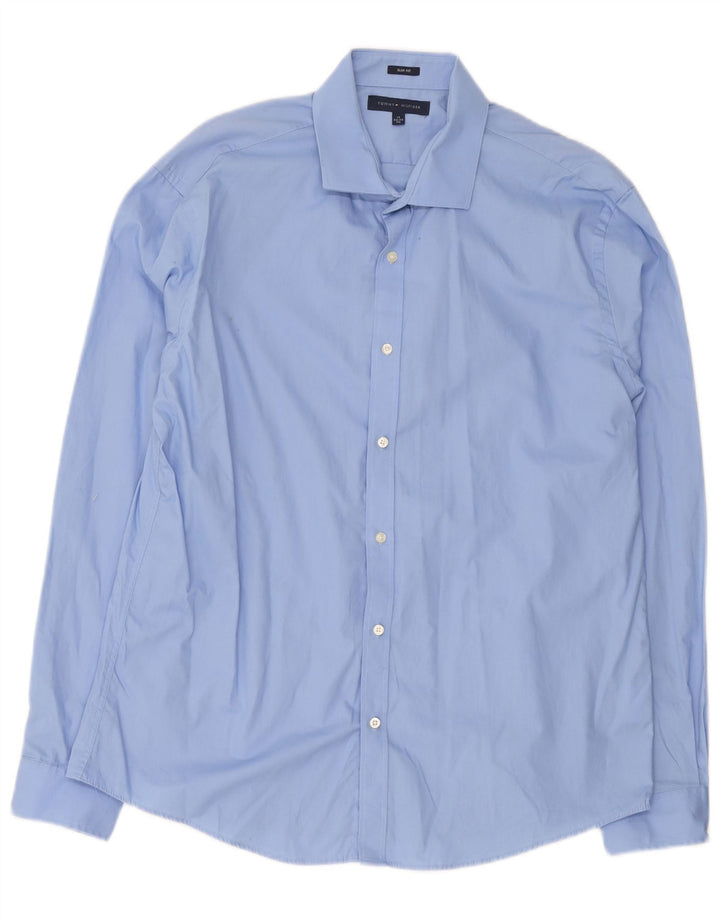 Ανδρικό πουκάμισο Tommy Hilfiger Slim Fit Size 17 XL Blue