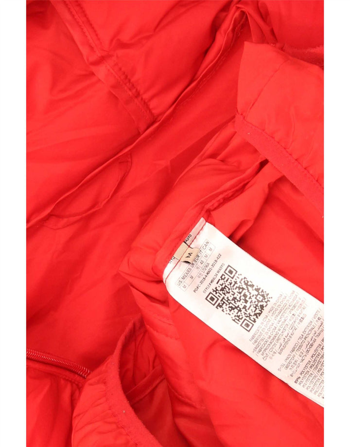 Ανδρικό μπουφάν Guess Hooded UK 40 Medium Red Polyester