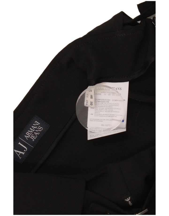 Armani Γυναικεία Μίνι Φούστα US 10 Large W34 Μαύρο Πολυεστέρας