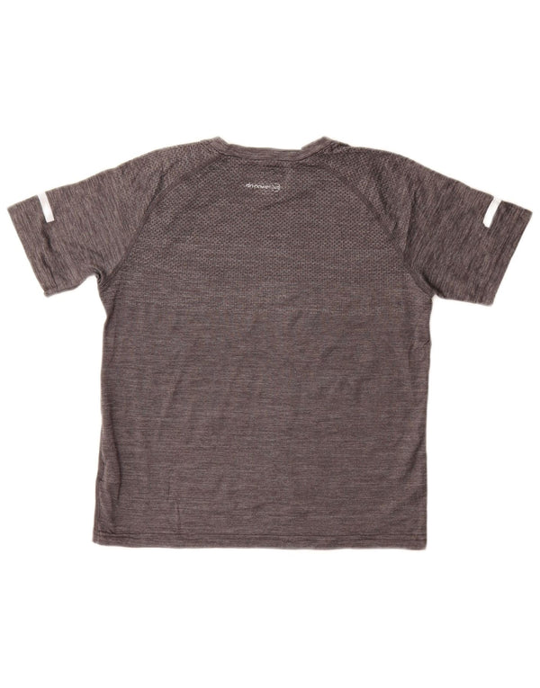 Russell Athletic Boys T-shirt Top 11-12 Years Large Grey Nylon