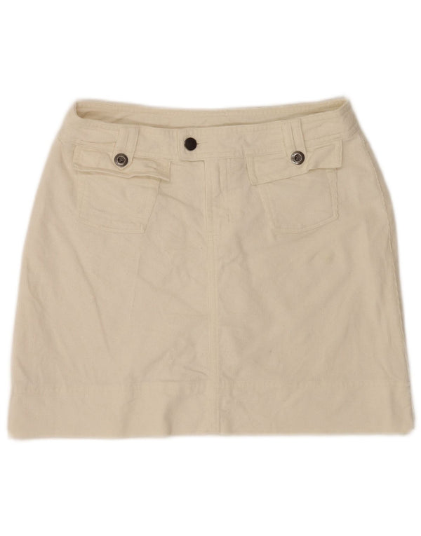 Patagonia Γυναικεία Μίνι Φούστα Χαμηλόμεση US 4 Small W30 Λευκή Βαμβακερή