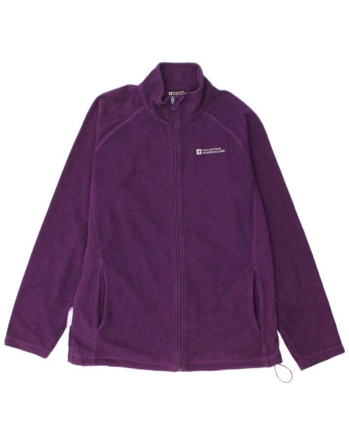Mountain Warehouse Γυναικείο Fleece Jacket UK 12 Medium Purple Polyester
