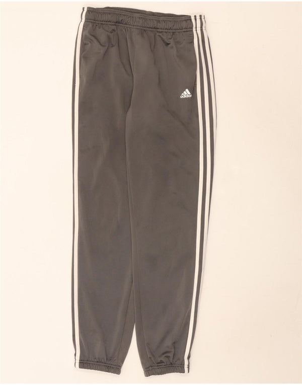 Adidas Boys Tracksuit Trousers Joggers 13-14 Years Grey