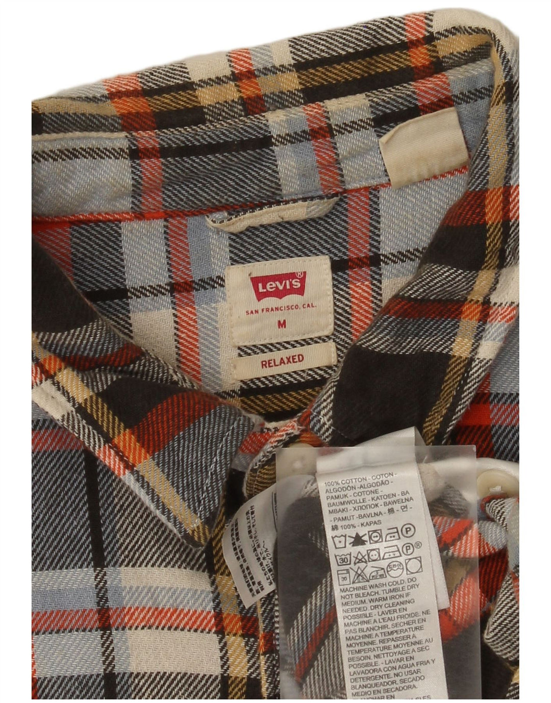 Ανδρικό πουκάμισο Levi's Relax Flannel Medium πολύχρωμο βαμβακερό
