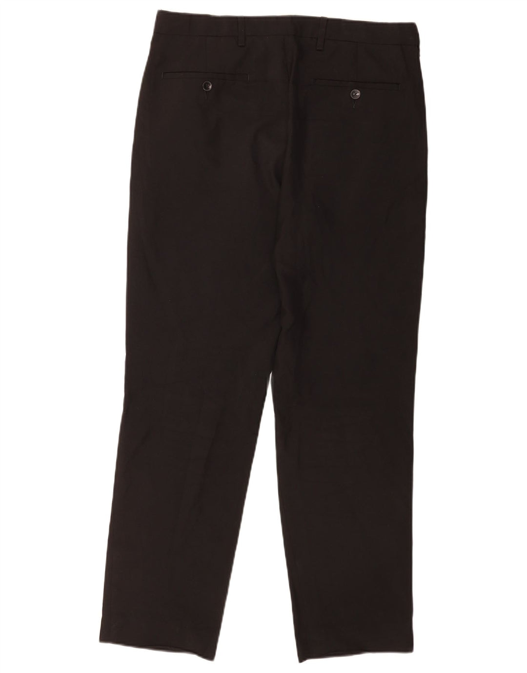 Marks & Spencer Ανδρικό παντελόνι Chino με κανονική εφαρμογή W32 L31 μαύρο πολυεστέρα