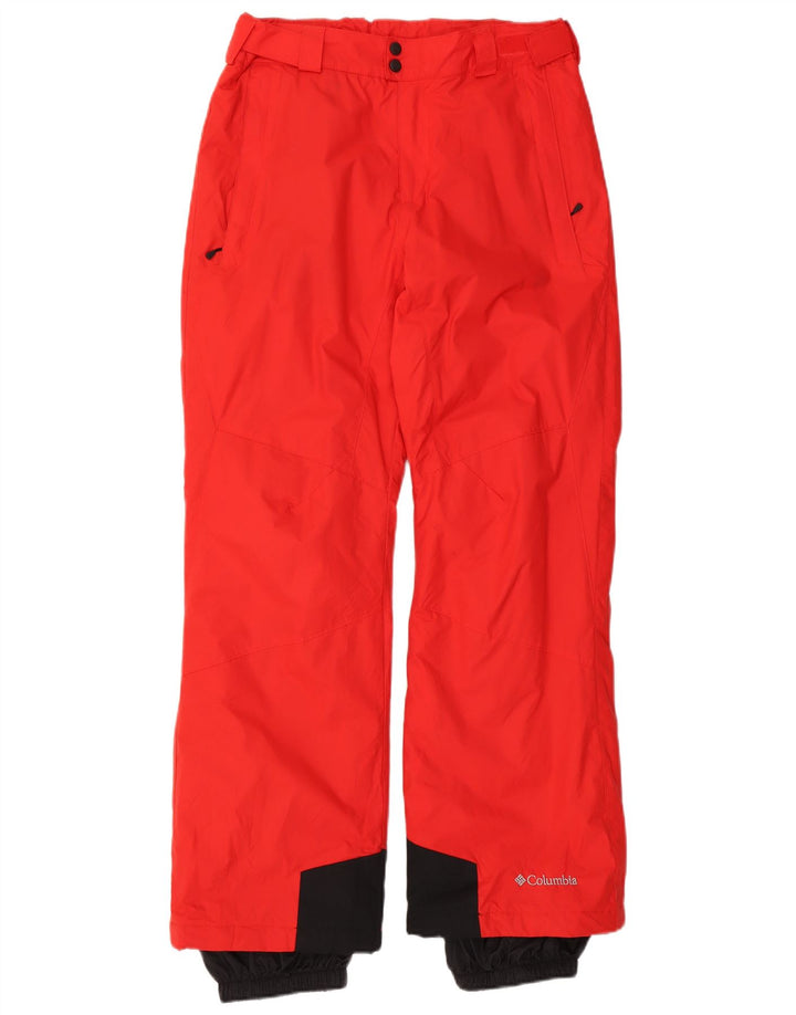 Ανδρικό παντελόνι σκι Omni-Shield Columbia Medium Red Colorblock Nylon