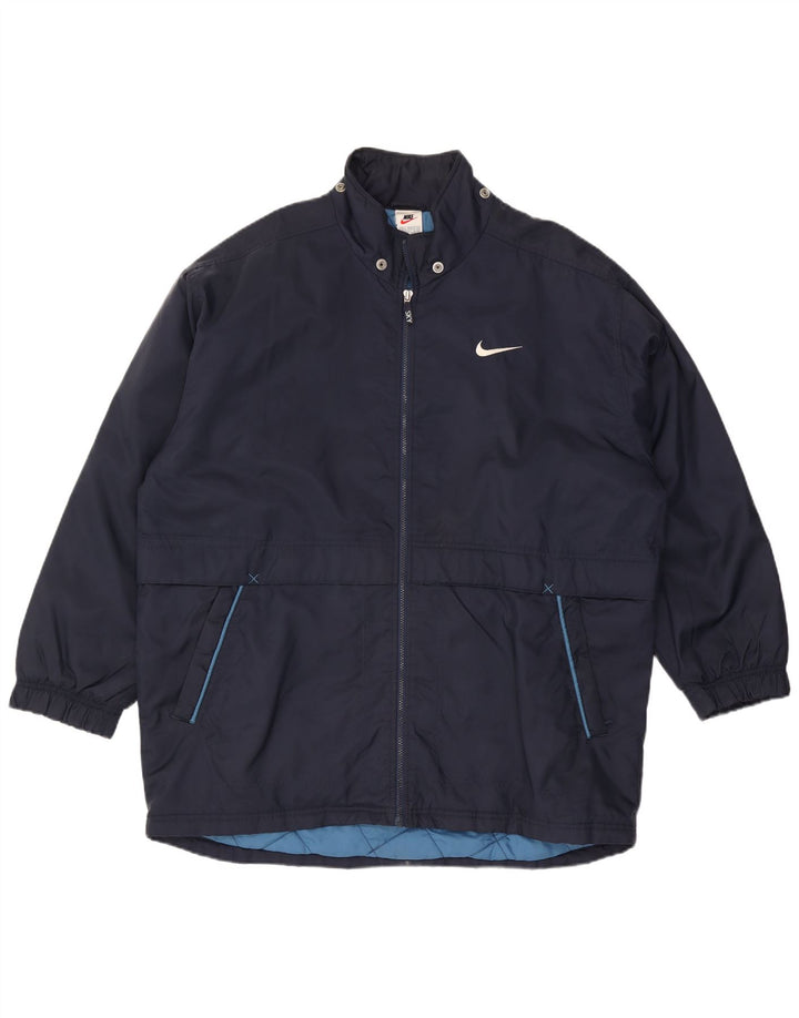 Ανδρικό γραφικό μπουφάν Nike Windbreaker UK 42/44 Large Navy Blue Nylon