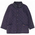 Ανδρικό μπουφάν Barbour LIDDESDALE UK 40 Large Navy Blue Nylon