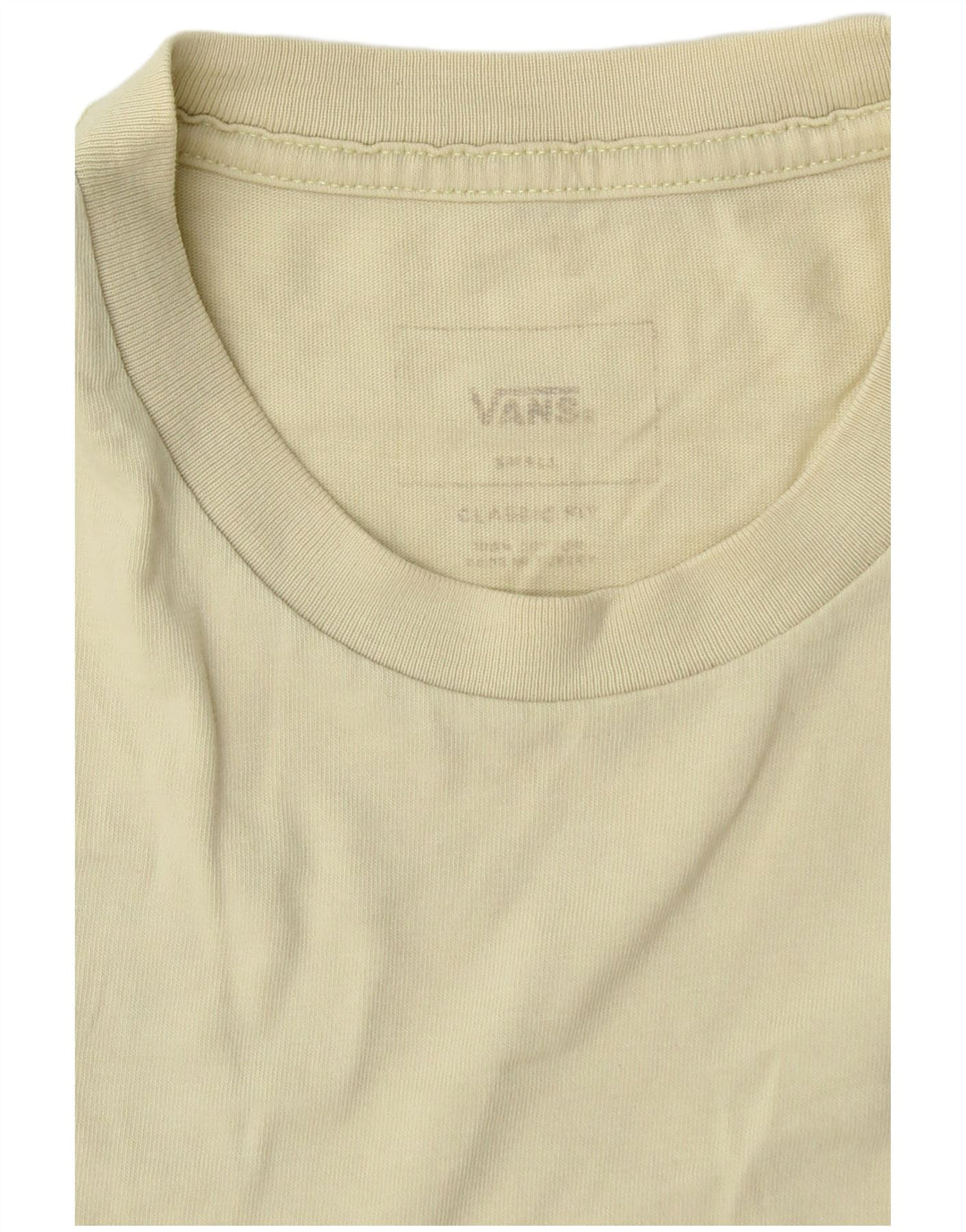 Ανδρικό T-Shirt Vans Classic Fit Top Μικρό Κίτρινο