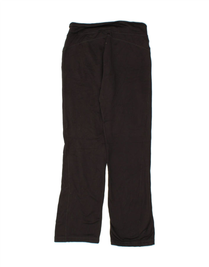 EDDIE BAUER Womens Tracksuit Trousers UK 10 Small  Black Polyester Vintage Eddie Bauer and Second-Hand Eddie Bauer from Messina Hembry 