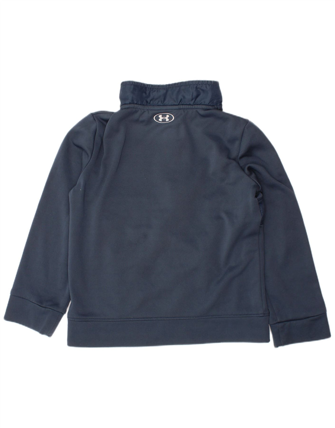 UNDER Armour Boys Φούτερ με φερμουάρ 5-6 ετών Navy Blue Polyester