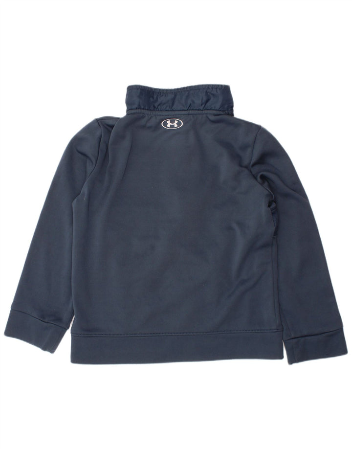 UNDER Armour Boys Φούτερ με φερμουάρ 5-6 ετών Navy Blue Polyester