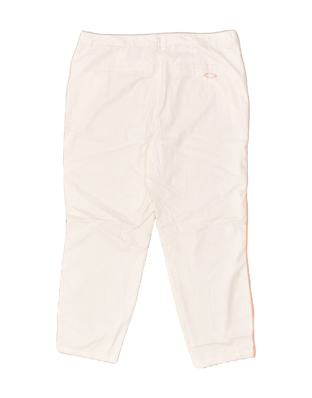 OAKLEY Womens Slim Regular Fit Chino Trousers UK 18 XL W38 L27  White | Vintage Oakley | Thrift | Second-Hand Oakley | Used Clothing | Messina Hembry 