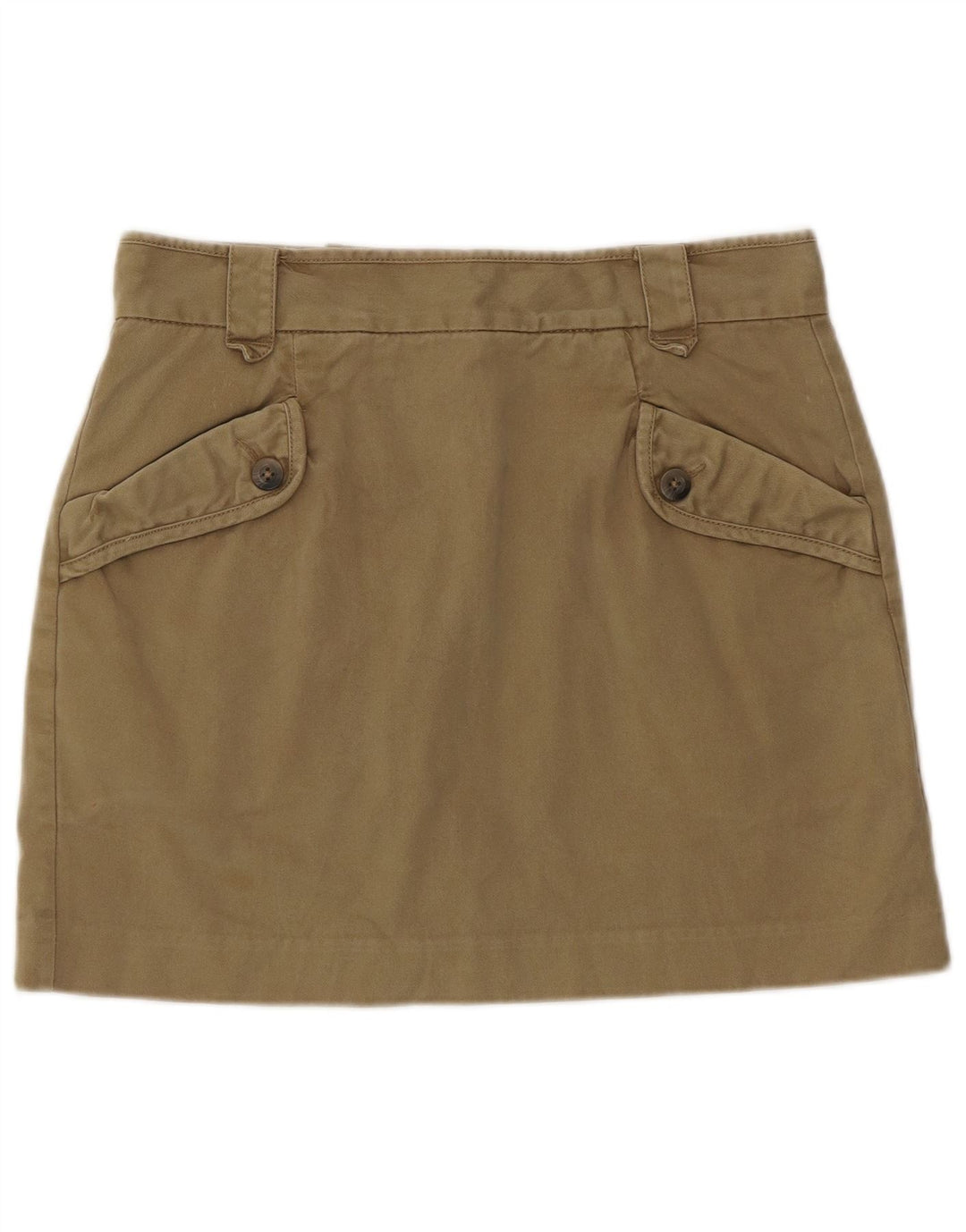 Γυναικεία Μίνι Φούστα γαλλικής σύνδεσης UK 12 Medium W30 Khaki