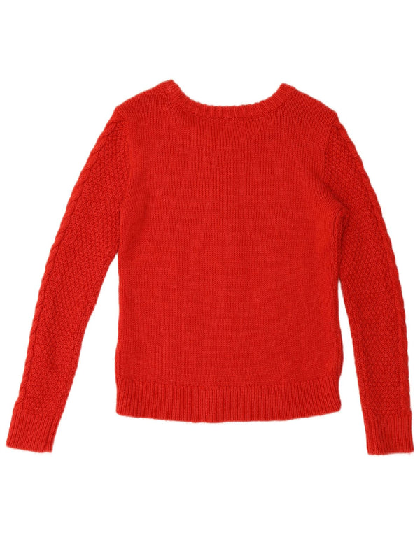 Γυναικείο πουλόβερ Hollister Boat Neck Jumper UK 6 XS Red Acrylic