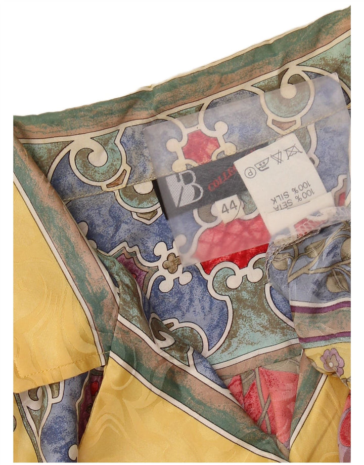 VINTAGE Γυναικείο Πουκάμισο Μπλούζα EU 44 XL Πολύχρωμο Paisley Silk