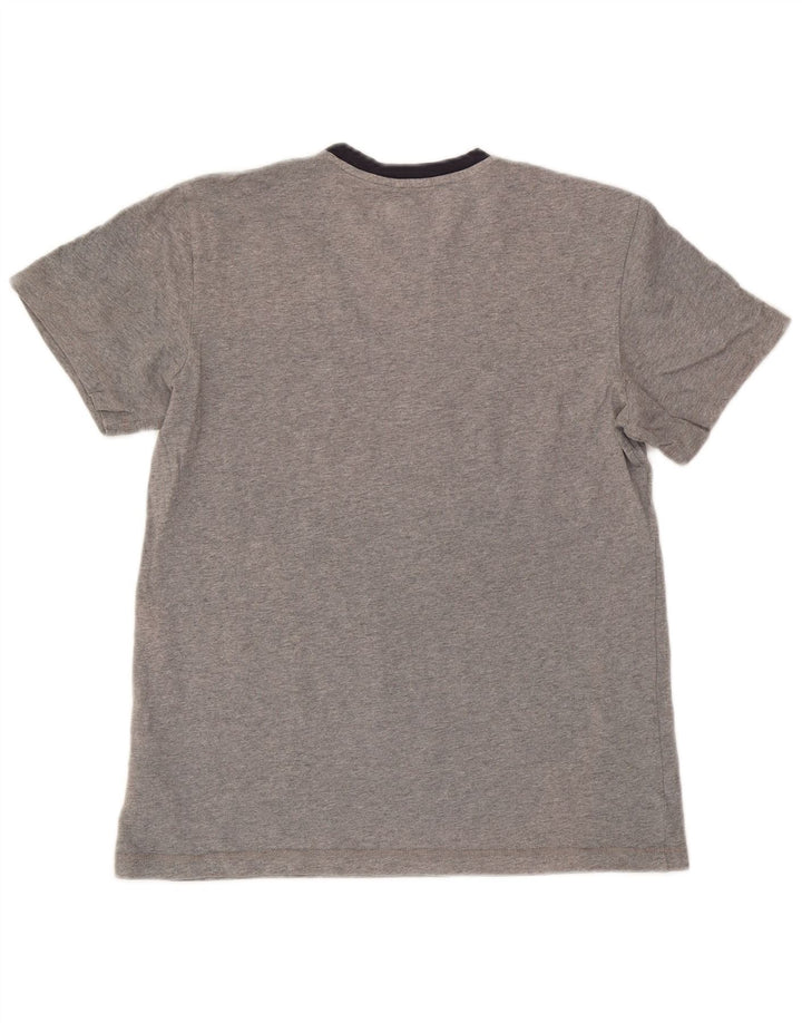 Ανδρικό T-Shirt Adidas Top Small Grey Colourblock Βαμβακερό