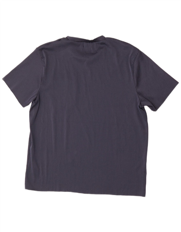Jack & Jones Ανδρικό T-Shirt Top 2XL Navy Blue ριγέ πολυεστέρας