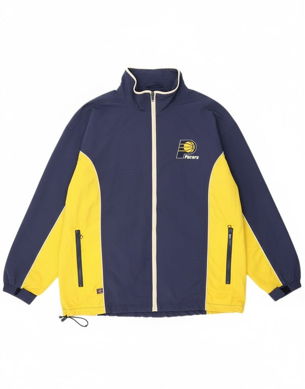 Μοσχοκάρυδο Ανδρική φόρμα Indiana Pacers Top Jacket Large Navy Blue Colourblock