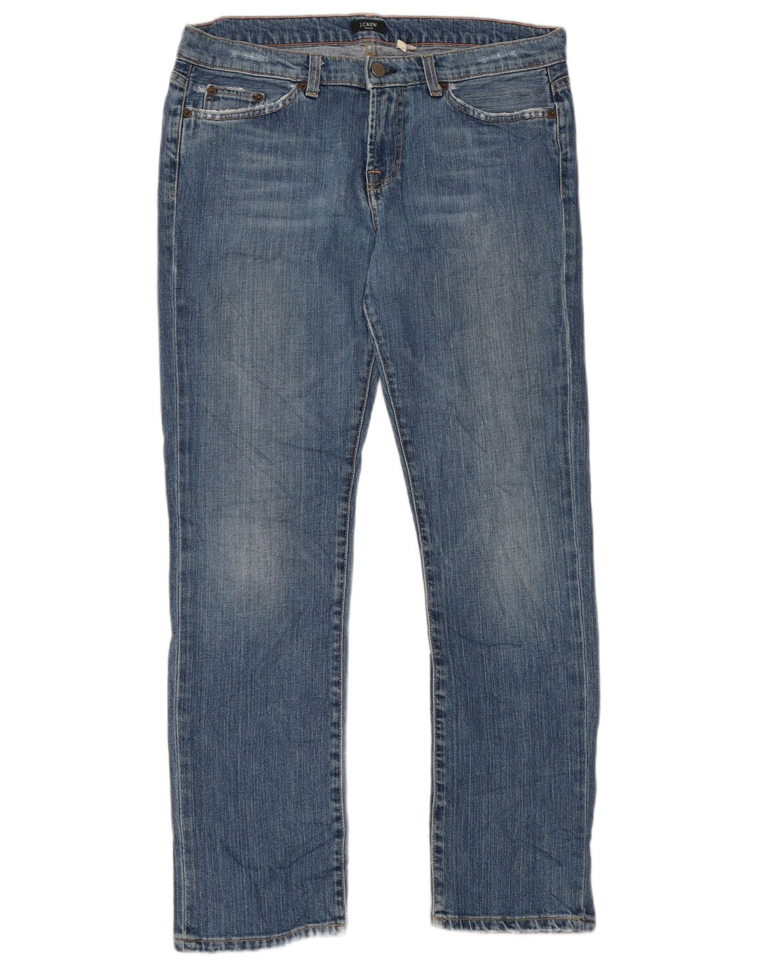 J. CREW Γυναικείο ίσιο τζιν US 10 Large W34 L29 Blue