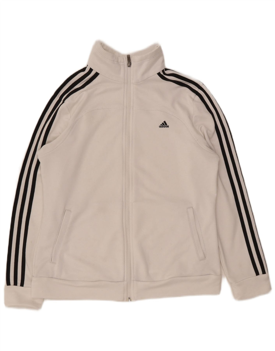 Γυναικεία φόρμα ADIDAS Climalite Top Jacket UK 16/18 Large White