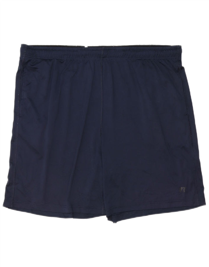 Ανδρικό αθλητικό σορτς RUSSELL ATHLETIC XL Navy Blue Polyester