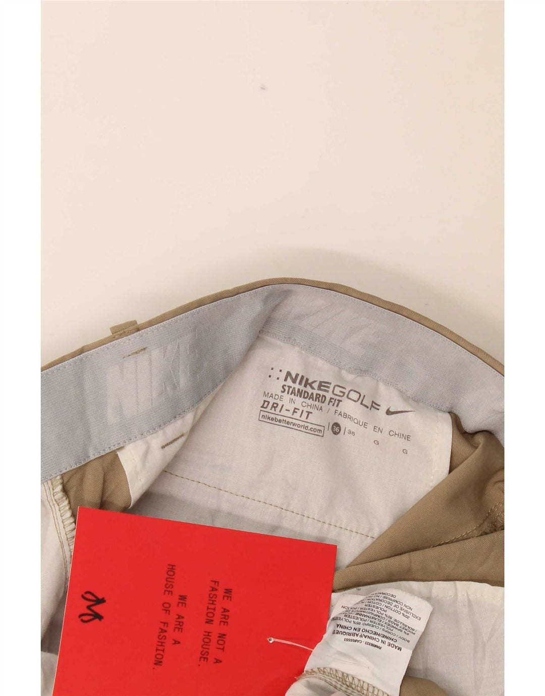 Ανδρικό σορτς chino Nike Dri Fit W36 μεγάλο μπεζ πολυεστέρα