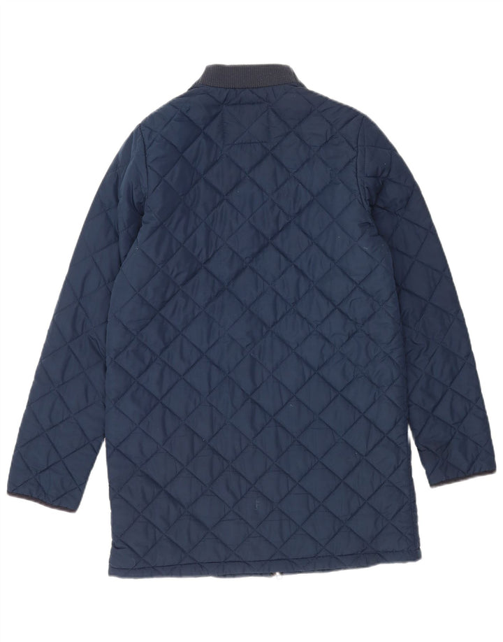 Lee Γυναικείο καπιτονέ μπουφάν UK 10 Small Navy Blue Colorblock Πολυεστέρας