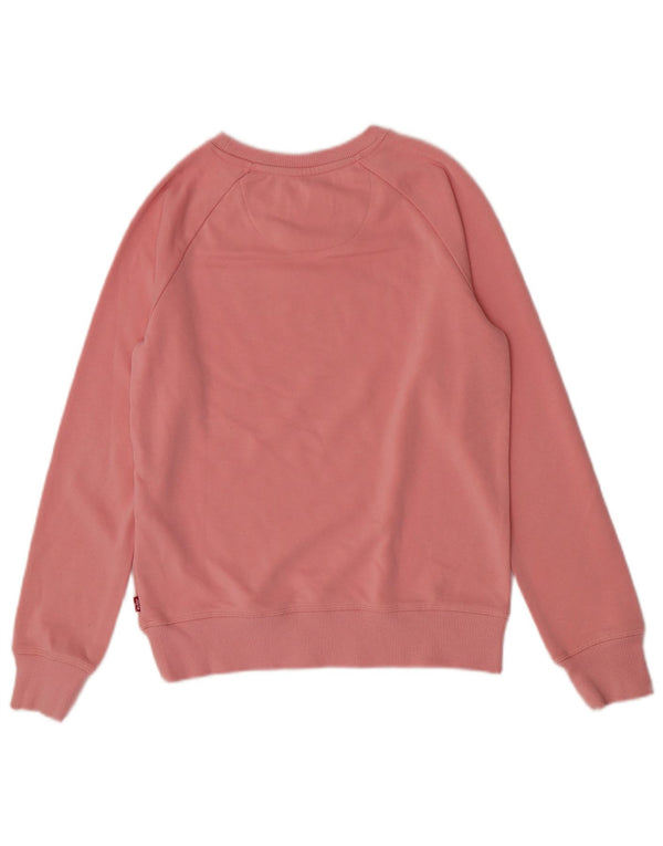Levi's Girls Graphic Φούτερ Regular Fit Jumper 11-12 ετών Ροζ βαμβακερό