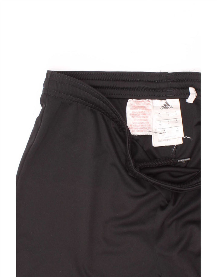 Adidas Boys Climalite σορτς 11-12 ετών μεγάλο μαύρο πολυεστέρα