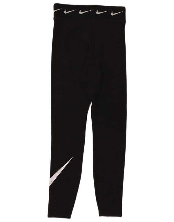 Γυναικεία γραφικά κολάν NIKE UK 8 Small Black