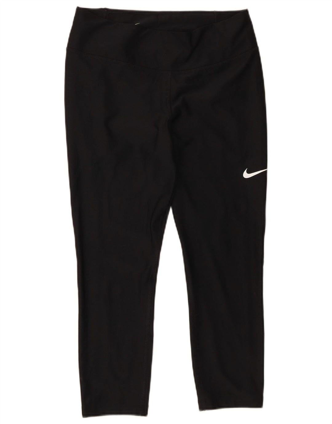 Γυναικείο κολάν NIKE Dri Fit Capri UK 12 μεσαίο μαύρο πολυεστέρα