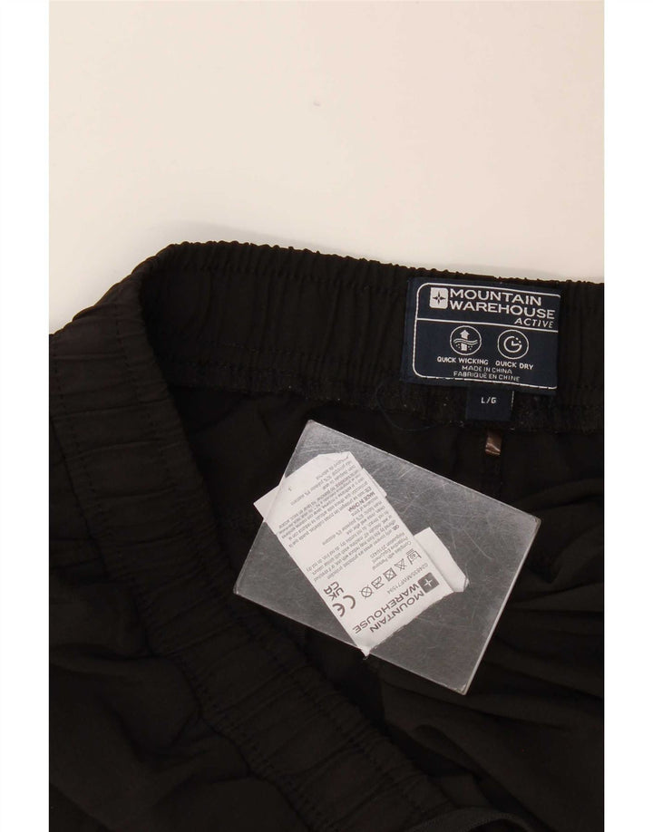 Γυναικείο αθλητικό σορτς Mountain Warehouse UK 14 Large μαύρο πολυεστέρα