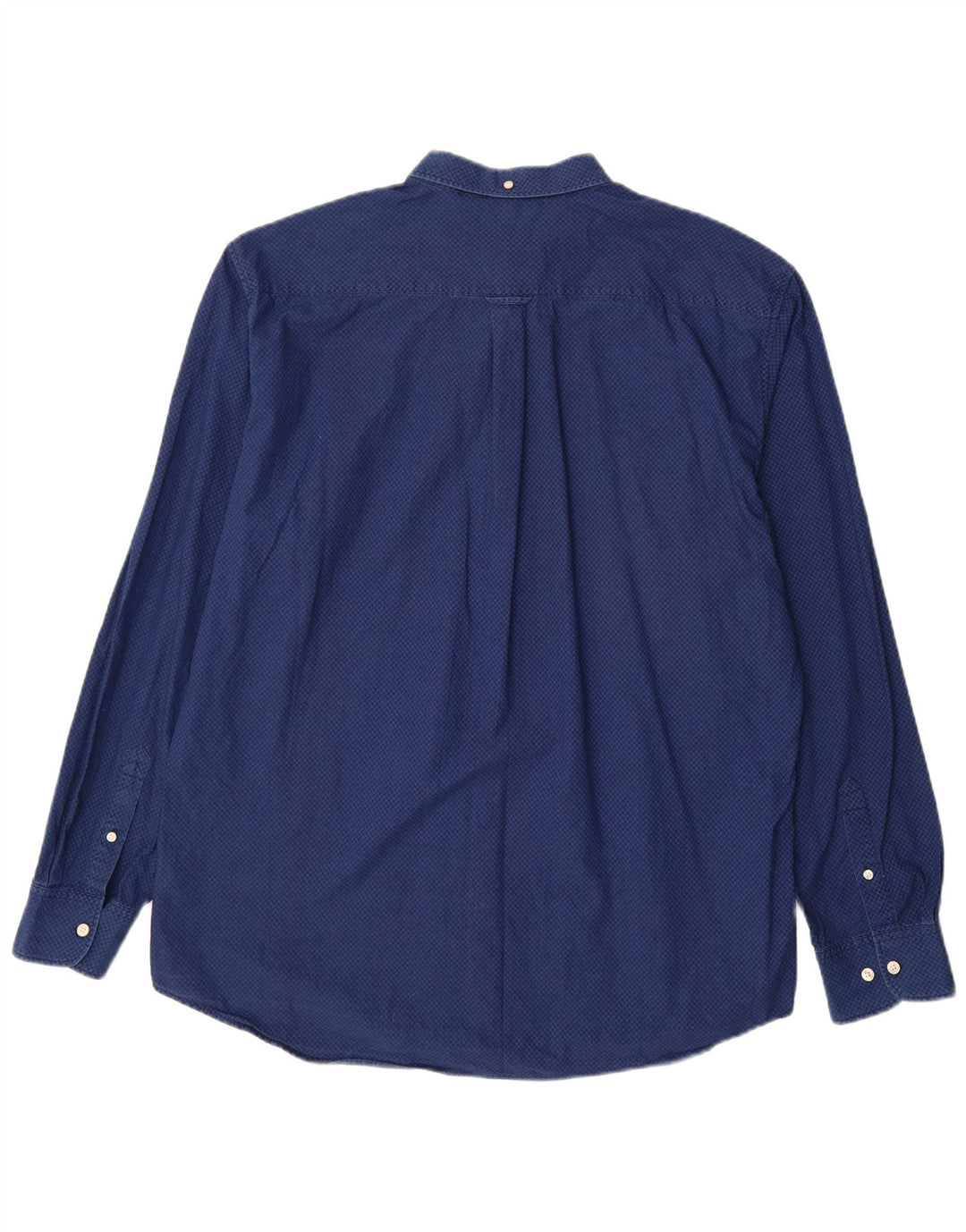 Ανδρικό πουκάμισο GANT Regular Fit Size 45/46 18 2XL Blue Geometric Cotton