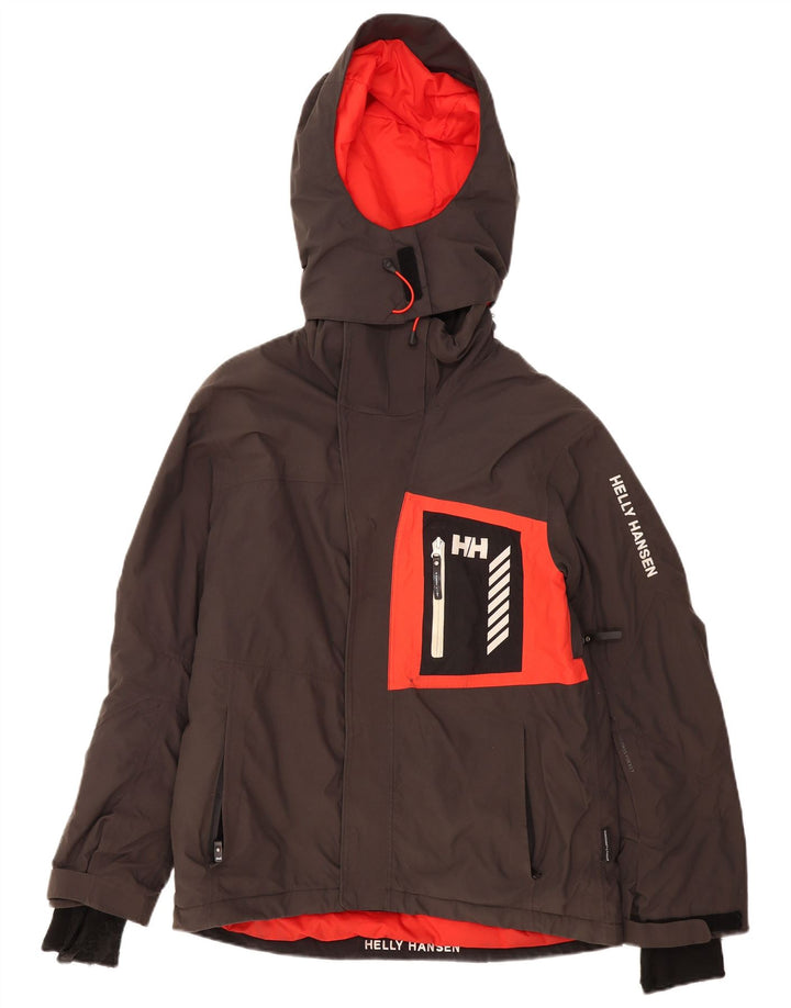 Ανδρικό μπουφάν με κουκούλα Helly Hansen UK 36 Small Grey Colourblock