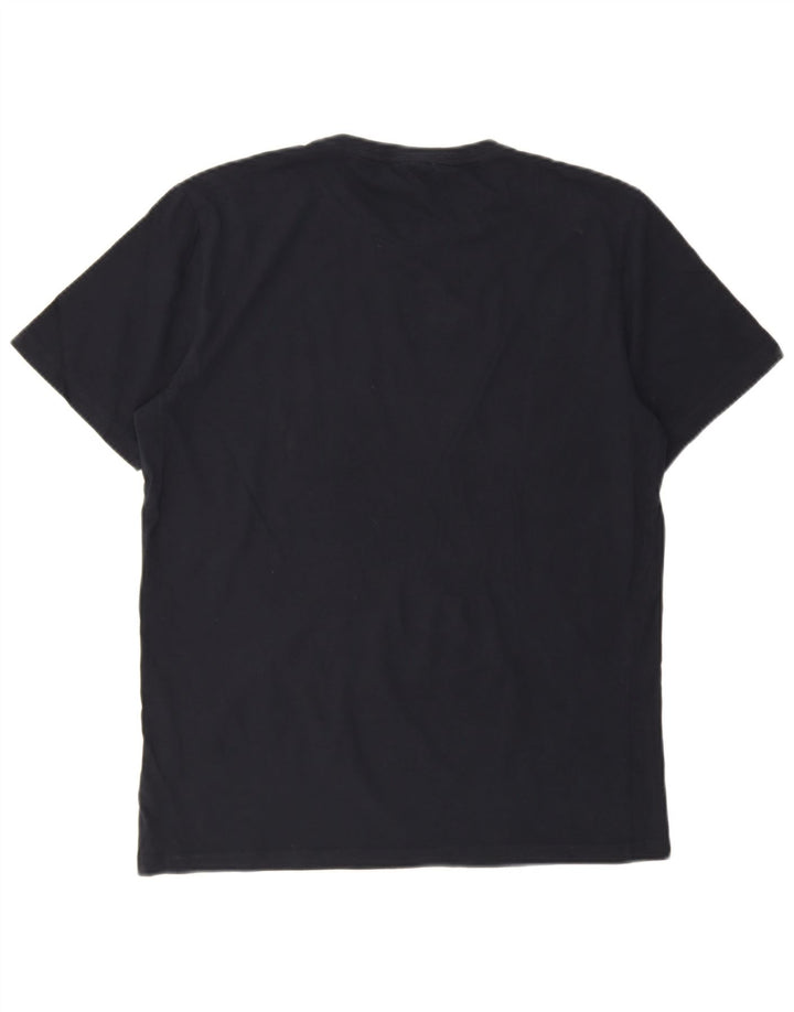 Ανδρικό T-Shirt Reiss Top Large Navy Blue από βαμβάκι