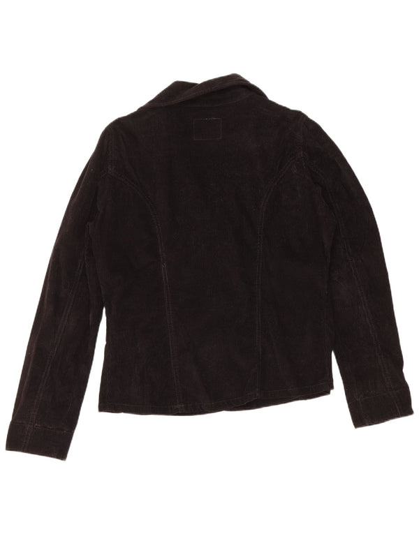Γυναικείο παλτό Levi's Corduroy Pea UK 16 Large Black Cotton