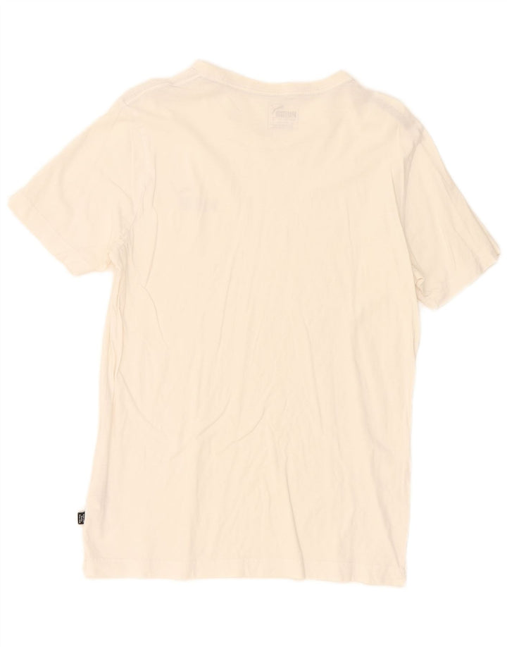Ανδρικό T-Shirt Puma Top Μικρό λευκό βαμβακερό