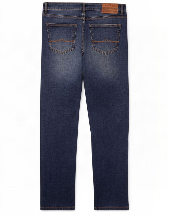 Jack Wills Ανδρικό Slim Jeans W34 L31 Navy Blue Cotton