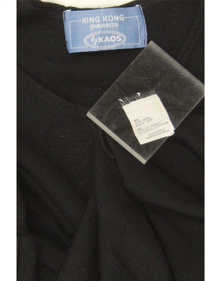 Γυναικείο αμάνικο βασικό φόρεμα Kaos One Size Μαύρο μάλλινο