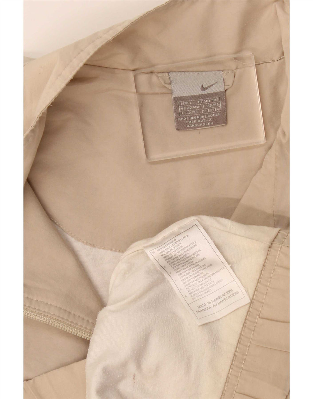 Ανδρική φόρμα Nike Top Jacket UK 42/44 Μεγάλο μπεζ πολυεστέρα