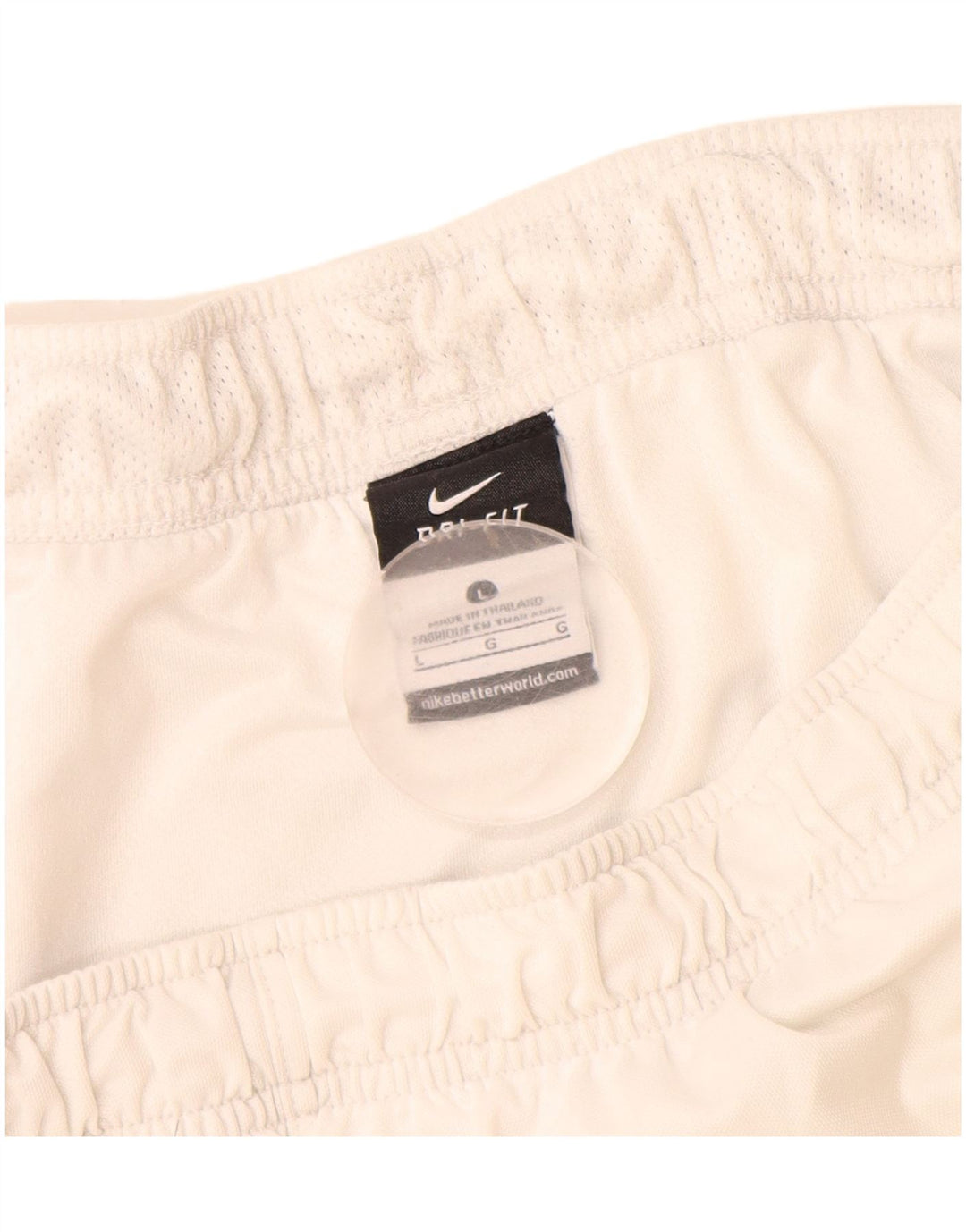 Ανδρικό αθλητικό σορτς Nike Dri Fit μεγάλο σε λευκό πολυεστέρα