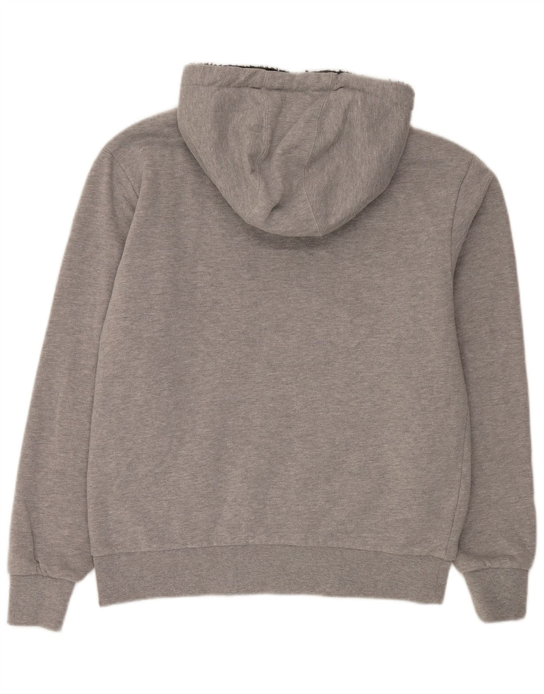 Ανδρικό πουλόβερ Saltrock Devon Graphic Sherpa Zip Hoodie Medium Grey Retro