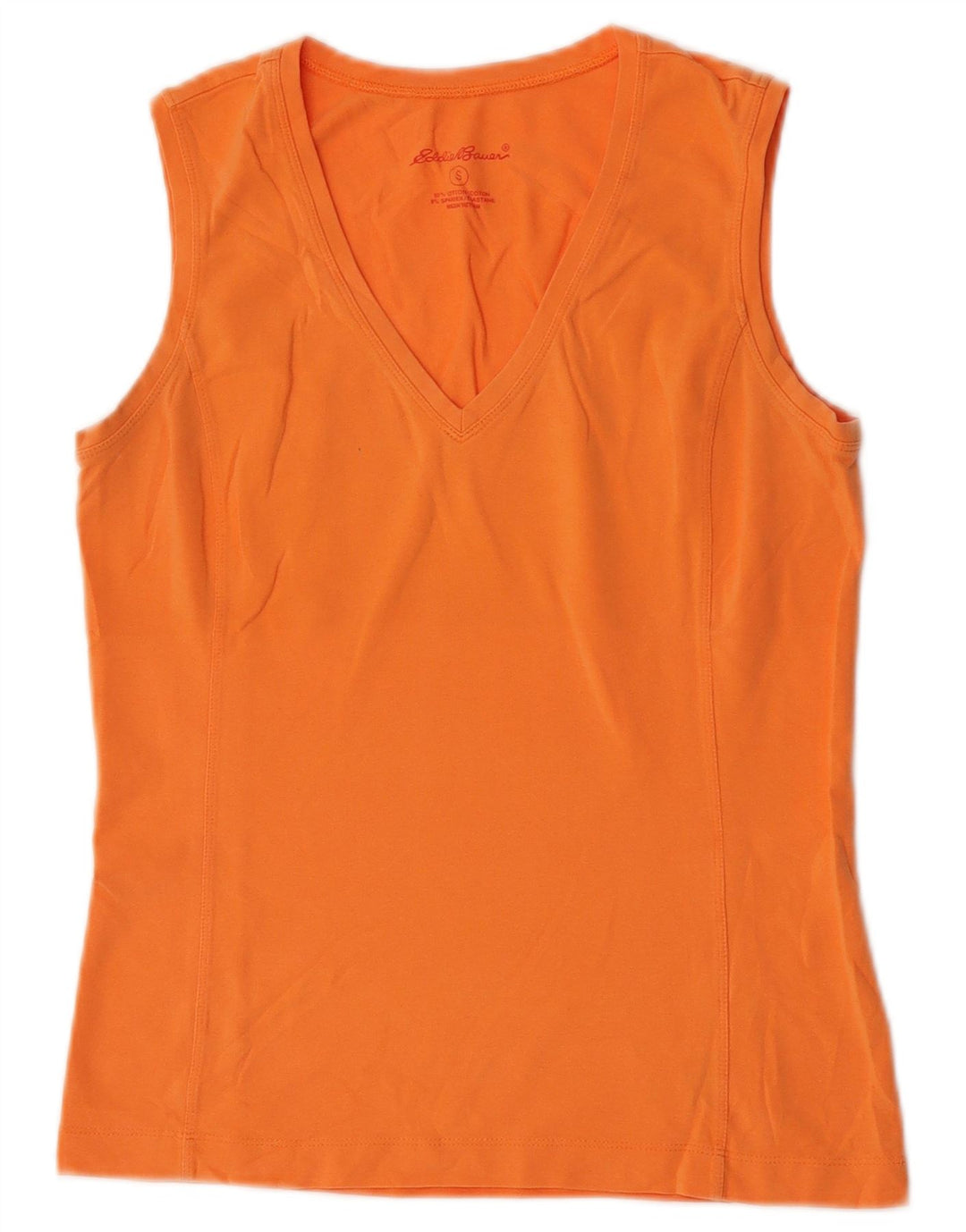 Eddie Bauer Γυναικείο Γιλέκο Τοπ UK 10 Small πορτοκαλί βαμβακερό